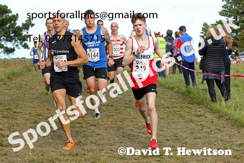 Senior mens 2021 North Eastern Harrier League, Druridge Bay. Photo: David T. Hewitson/Sports for All Pics